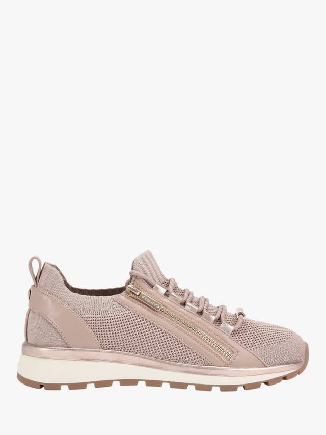 Pace Zip Knit Trainers Carvela, Natural Taupe
