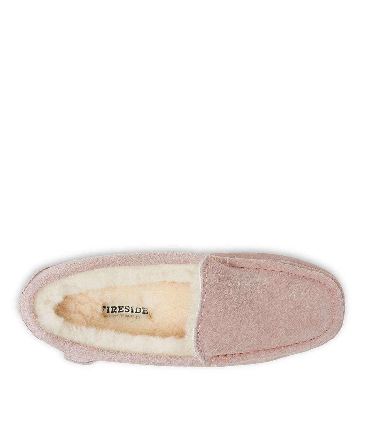 Женские мокасины без шнуровки Mel из натуральной овчины Dearfoams, розовый — фото 3