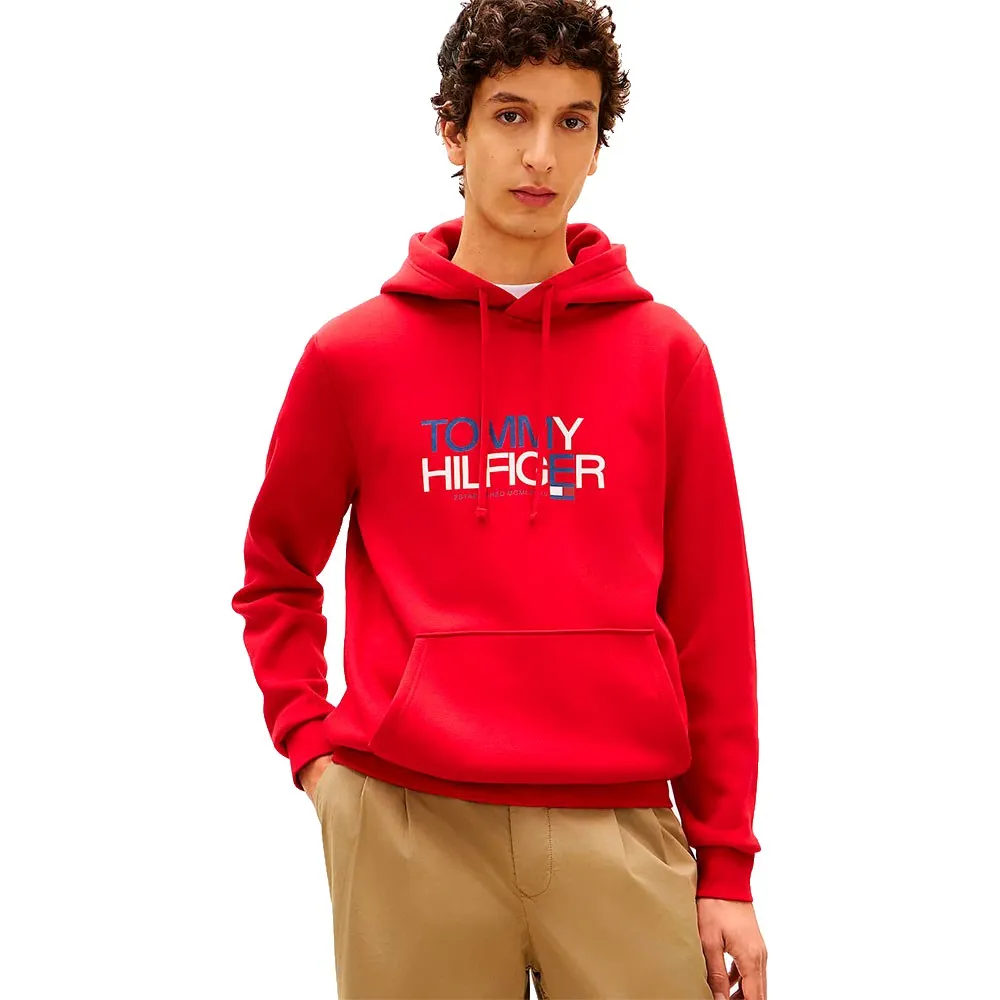 

Худи Tommy Hilfiger Brand Love Big Text, красный