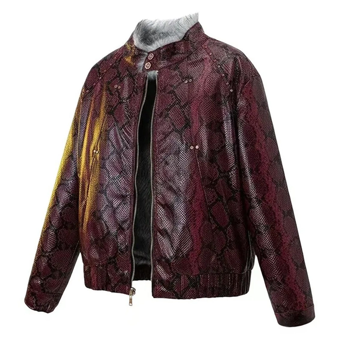 

Пуховик Unisex Stand Collar Thickened ZIAREL, red