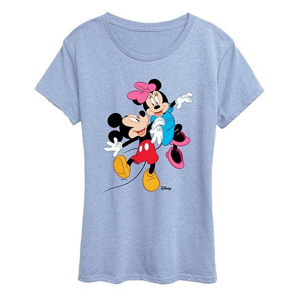 

Футболка с принтом Микки и Минни Маус Disney, Heather Chambray Blue, Синий, Футболка с принтом Микки и Минни Маус Disney, Heather Chambray Blue