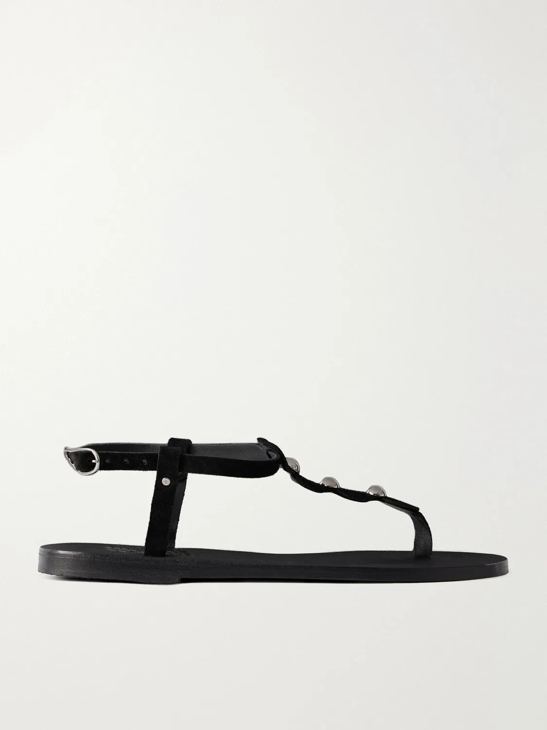 Сандалии замшевые Ilida studded Ancient Greek Sandals, черный
