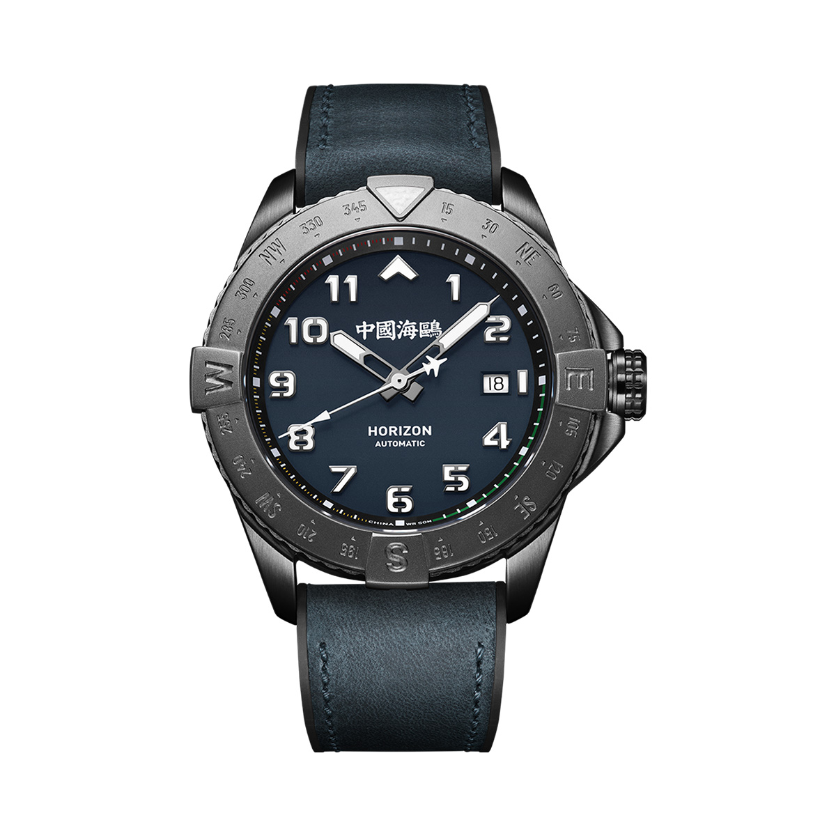 

Sea-Gull Часы Sea Gull PILOT Skyline Collection Automatic Mechanical Movement Silicone Strap Watch Men's Watch Blue Dial, Blue Dial Blue Strap A04