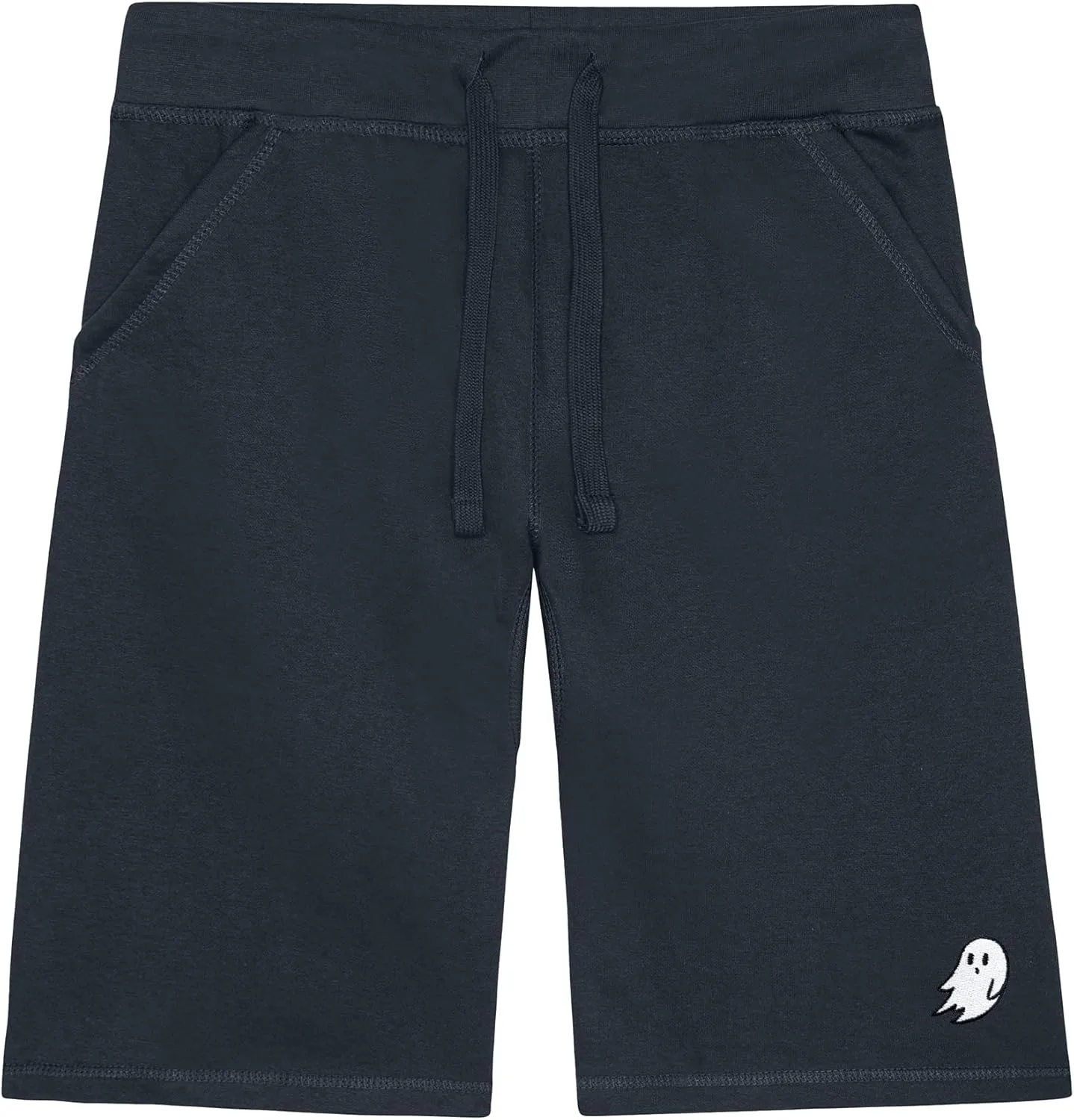 

Мужские шорты DALIX Ghost с вышивкой, мягкий флис, свободный крой