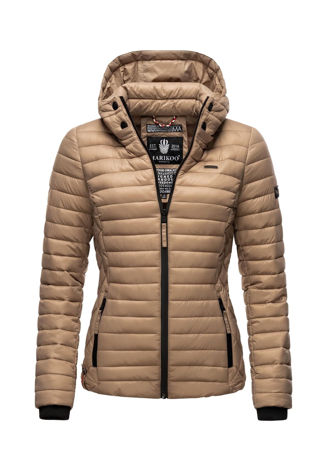 

Стеганая куртка Бархатная Лапа MARIKOO, цвет Taupe Grey