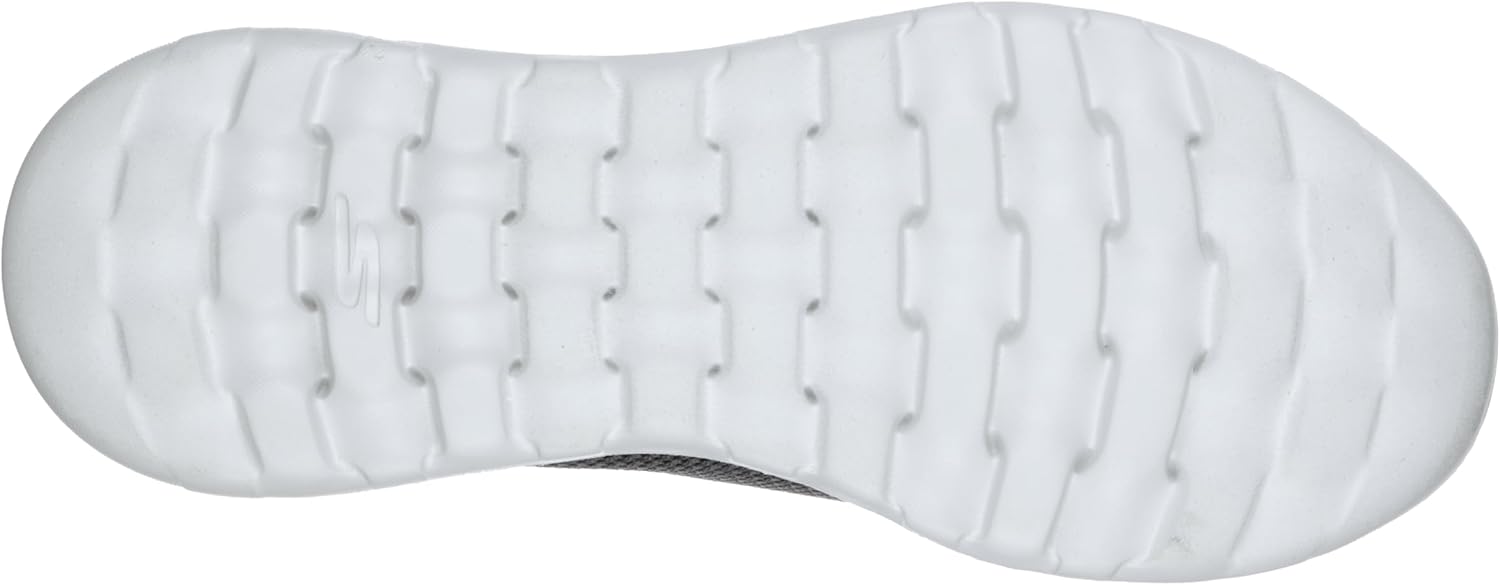 Мужские кроссовки Skechers Go Walk Max с сетчатой вставкой и легкой подошвой без шнурков, Charcoal/Charcoal/Charcoal — фото 2