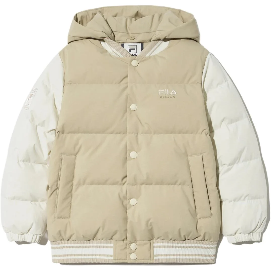 FILA KIDS Пуховик натуральный бежевый для подростков
