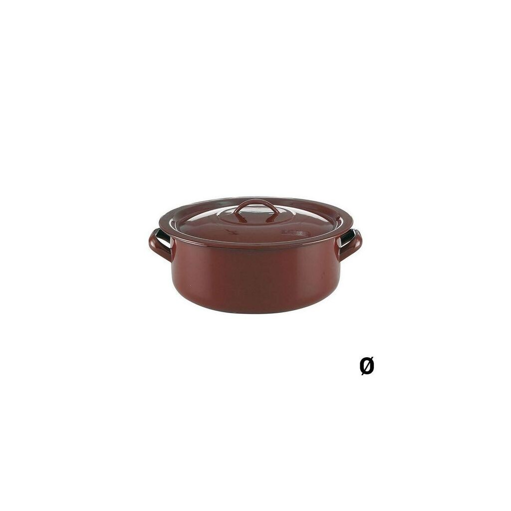 

Кастрюля с крышкой Quid Classic Коричневая эмалированная нержавеющая сталь Quid Размеры: 28 см