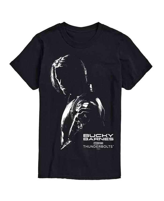 

Мужская футболка с коротким рукавом Marvel Thunderbolts Bucky Barnes AIRWAVES, черный