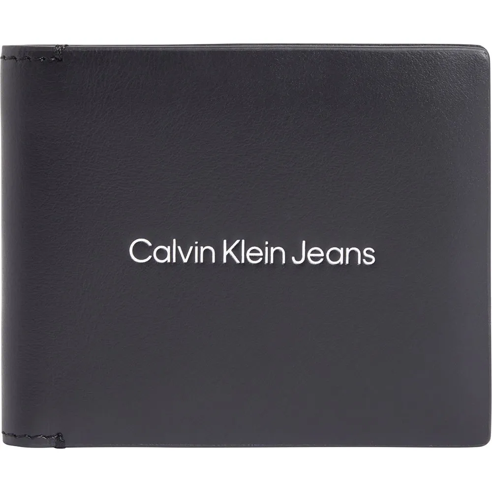 

Кошелек Calvin Klein Jeans Logo Print Bifold W/Coin, черный