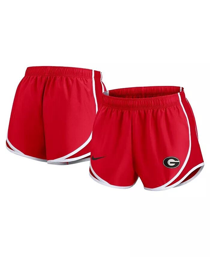 

Женские шорты Red Georgia Bulldogs Primetime Tempo Performance Nike, красный