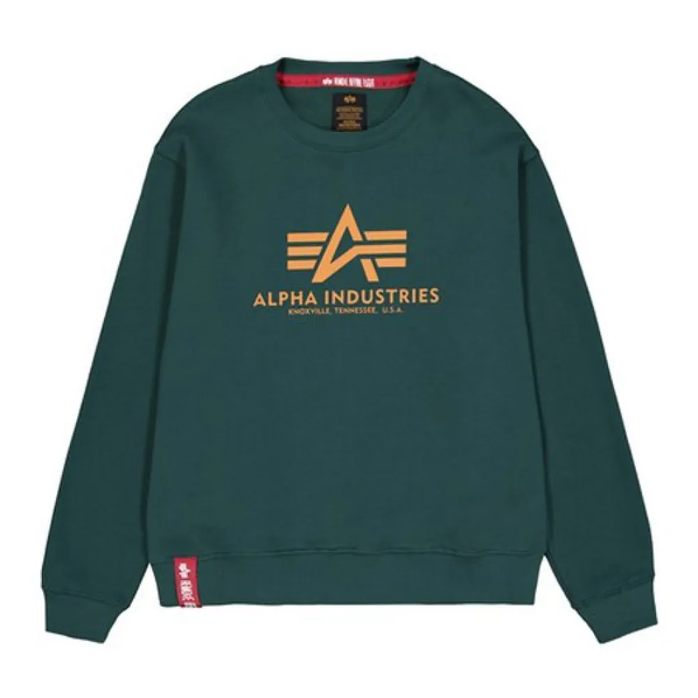 

Толстовка Alpha Industries Basic, зеленый