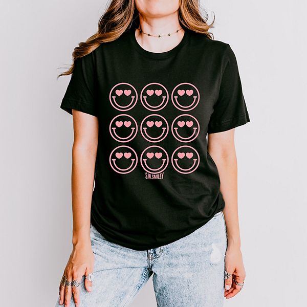 

SWSmiley love smiley grid - женская футболка с принтом Simply Sage Market, Black, Черный, SWSmiley love smiley grid - женская футболка с принтом Simply Sage Market, Black