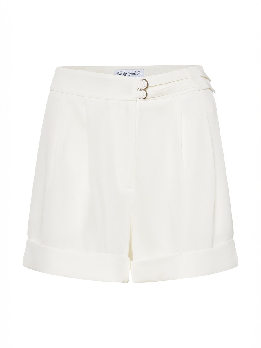 

Свободные брюки со складками спереди Funky Buddha, Cream