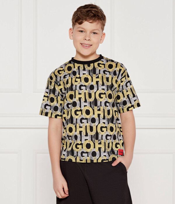 

Футболки Oversize fit Hugo Kids, черный