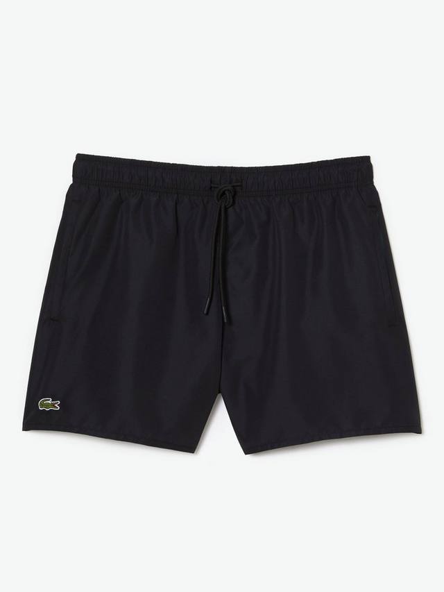 

Плавательные шорты с простым логотипом Lacoste, черный