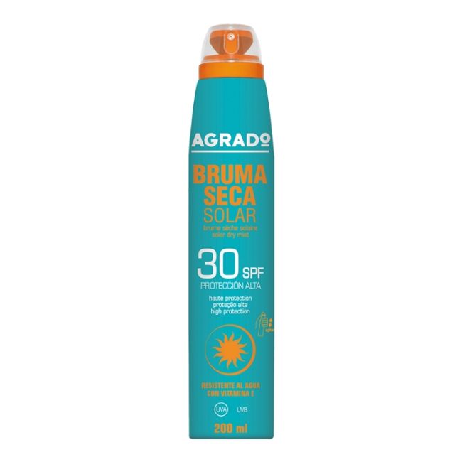 

Bruma seca solar spf30 защитный спрей для тела Agrado, 200 мл