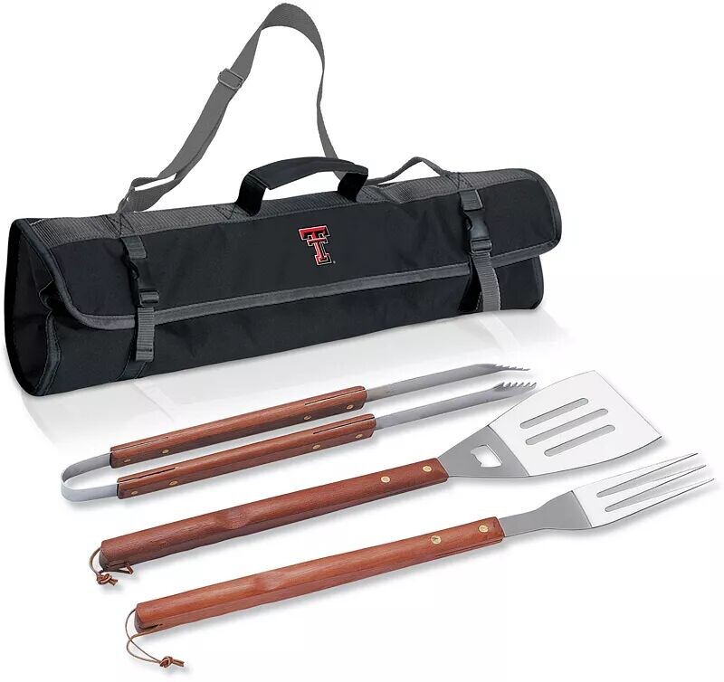 

Набор из трех предметов для барбекю и гриля Picnic Time Texas Tech Red Raiders