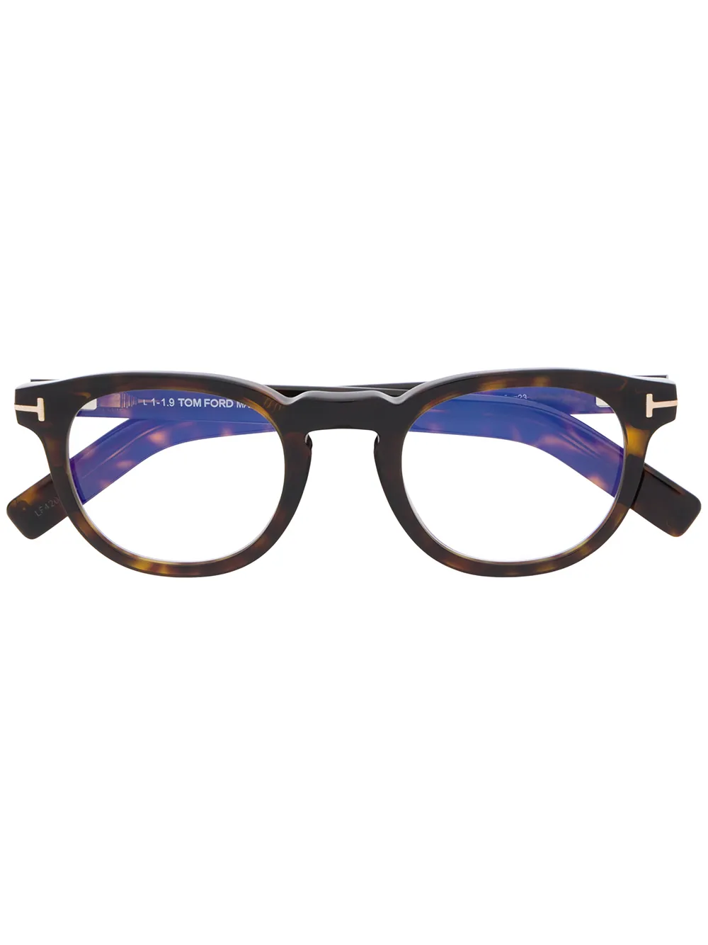 

Очки в круглой оправе TOM FORD Eyewear, коричневый