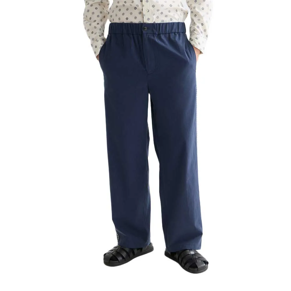 

Брюки свободного прямого кроя Scotch & Soda Otis, синий