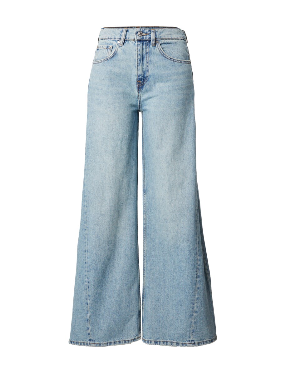 

Джинсы Gina Tricot Wide leg Jeans, синий деним