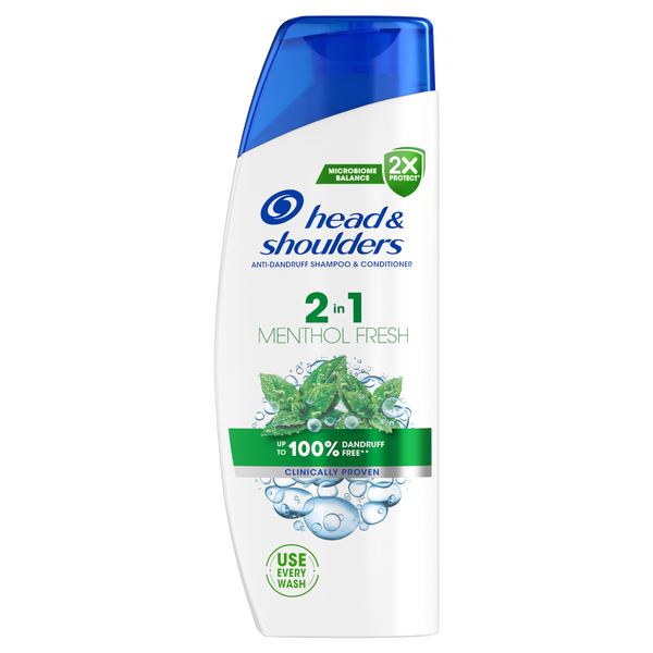 

Шампунь против перхоти с кондиционером 2в1 для волос, 330 мл Head&Shoulders Menthol fresh