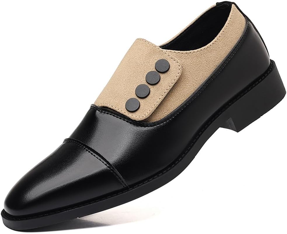 

Мужские замшевые лоферы TBDZBXT - классические деловые туфли без шнурков, коричневый