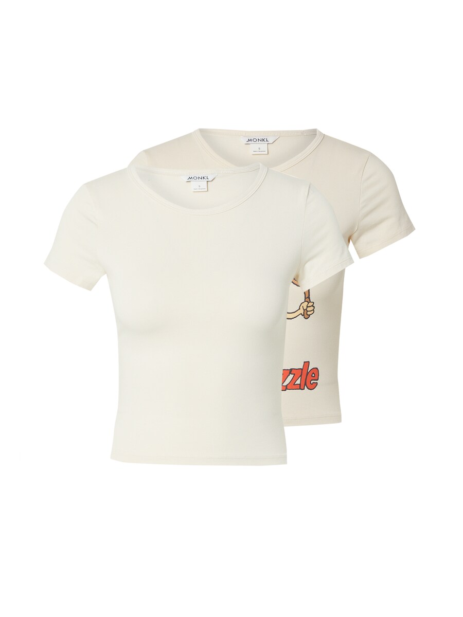 

Рубашка Monki, цвет Beige/Ecru