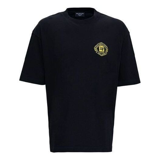 

Футболка crest logo t-shirt 'black' Balenciaga, черный