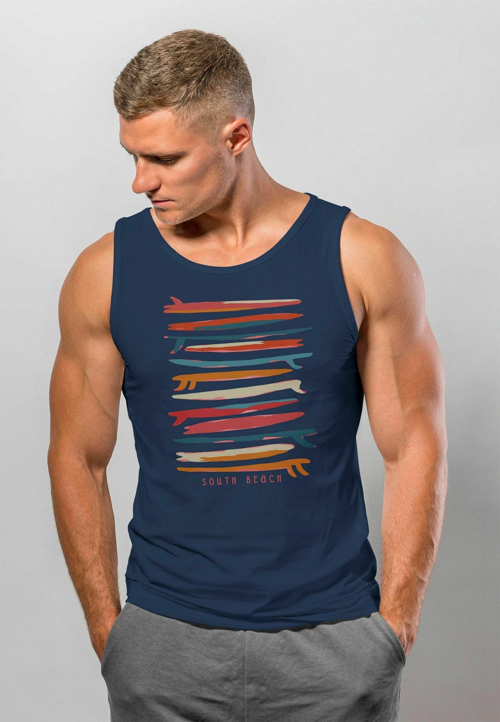 

Топ MOTIV FASHION MUSKEL Neverless, цвет navy rot