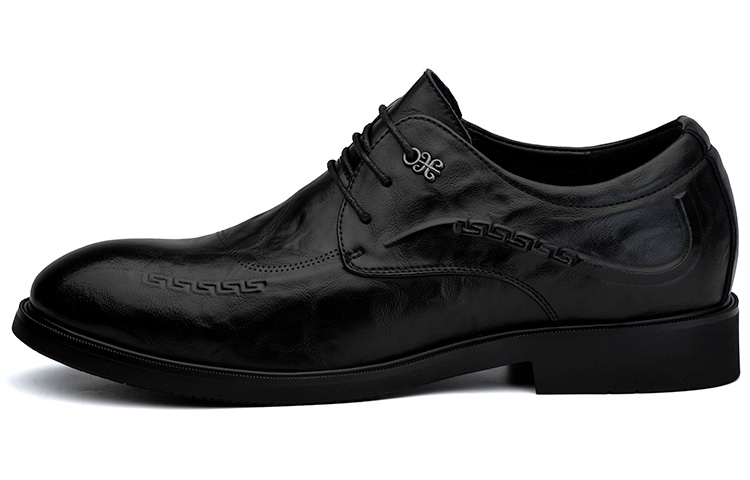 

SULEGAO Мужские черные туфли 6 см