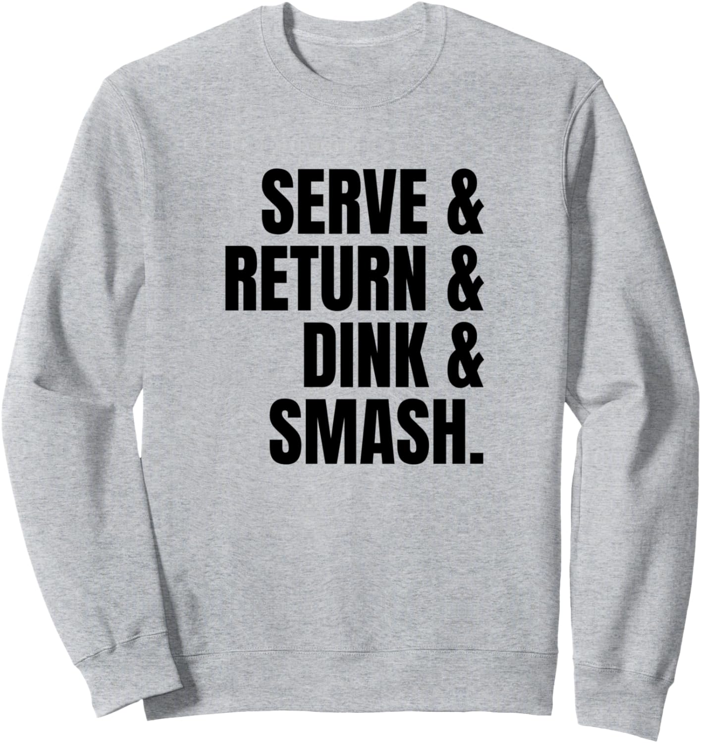 

Подача, прием, короткий удар и мощный удар. Милая забавная толстовка для фаната пиклбола Four1Nine Pickleball Official, серый