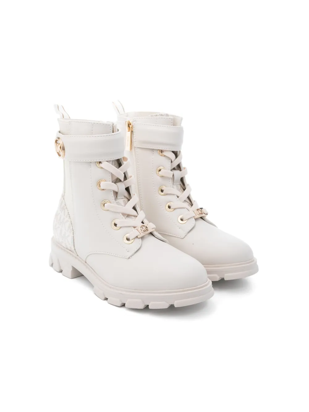 

Ботинки на шнуровке Michael Kors Kids, нейтральный