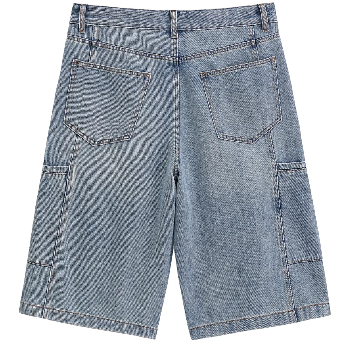 Джинсовые шорты GAP серые — фото 4