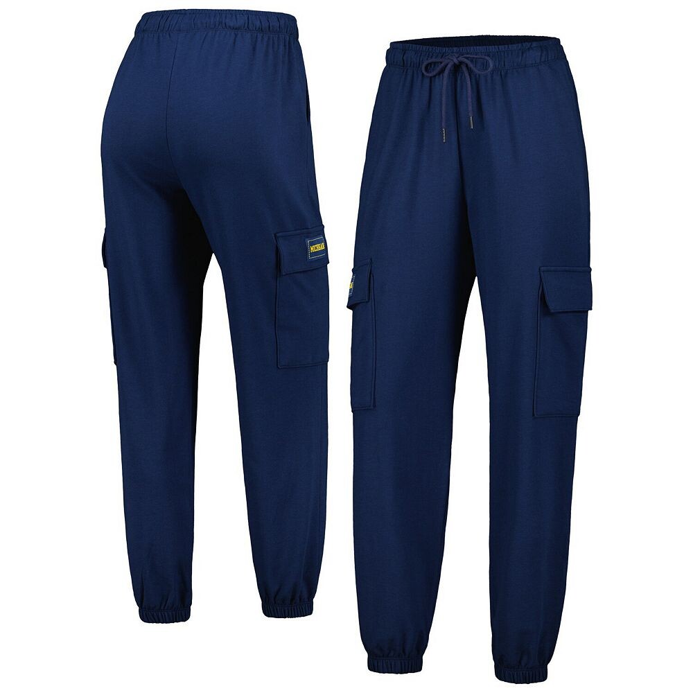 

Женские брюки-карго Lusso Navy Michigan Wolverines Mellie, цвет Mic Navy