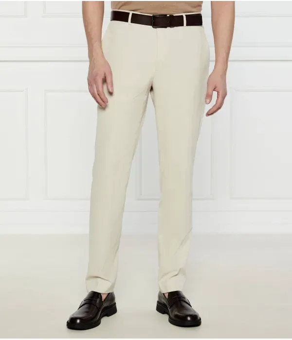 Брюки-Чиносы из жатой ткани regular fit Calvin Klein, кремовый