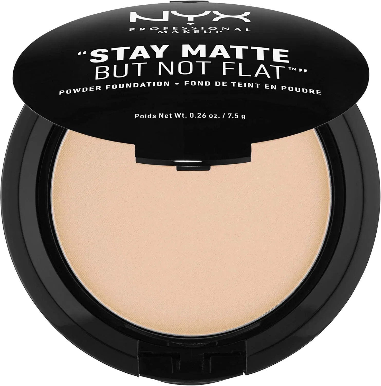 Пудра компактная NYX Professional Makeup Stay Mat Knot Flat Powder Foundation 03 Natural