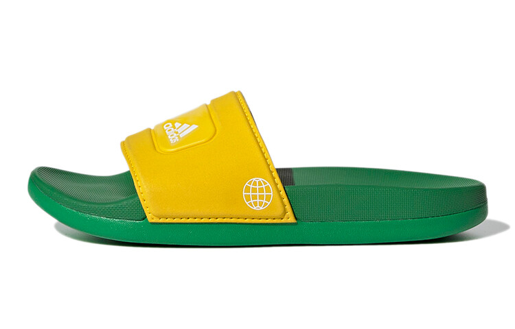 

Детские шлепанцы Lego X Adilette Series Kids Yellow/Green Adidas