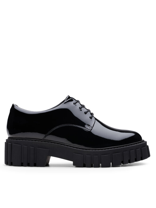

Полуботинки Page Walk Clarks, черный