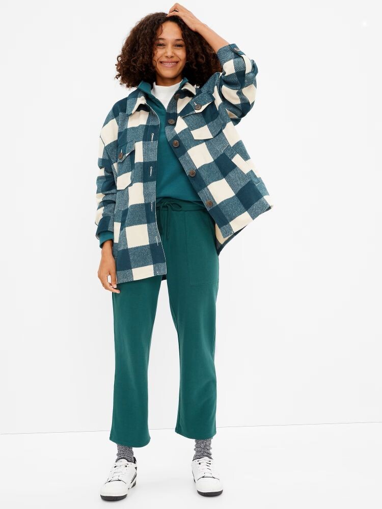 

Прямые свободные спортивные штаны Gap, синий