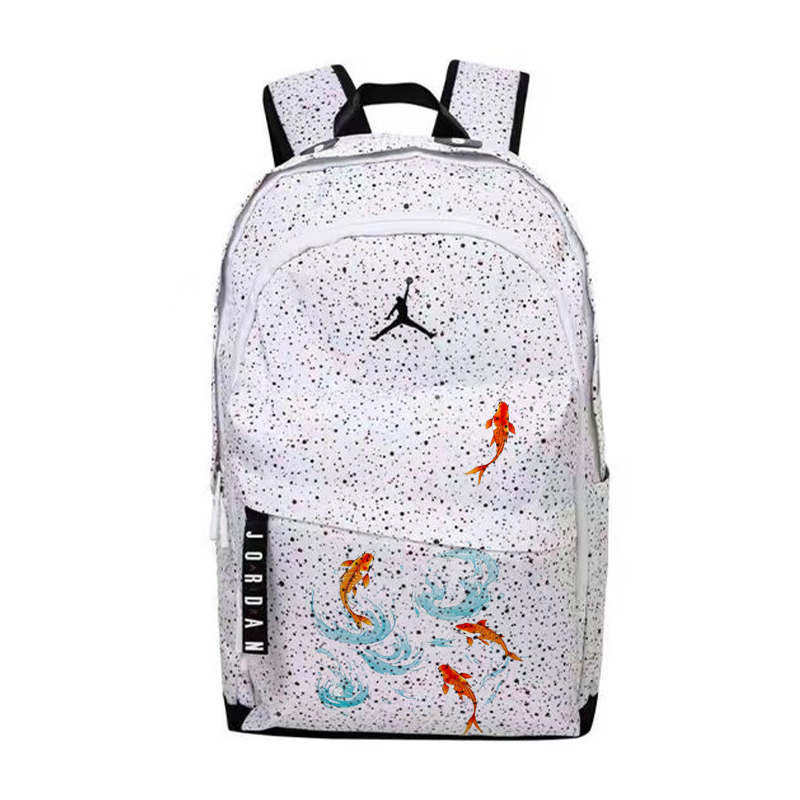 

Jordan Большой унисекс рюкзак из полиэстера, Splashed ink koi