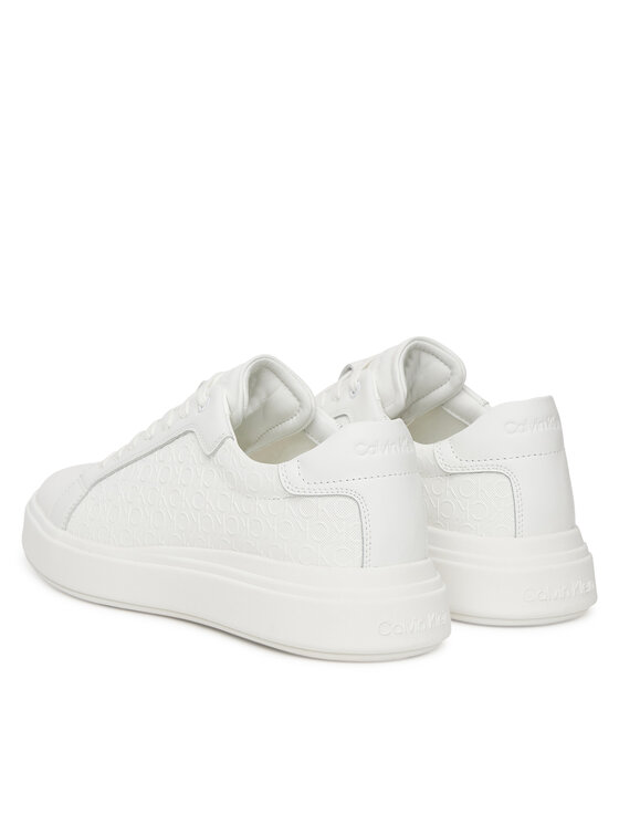 Кроссовки Chunky Low Top Lace Up Mono HM0HM01970 Calvin Klein, белый — фото 3