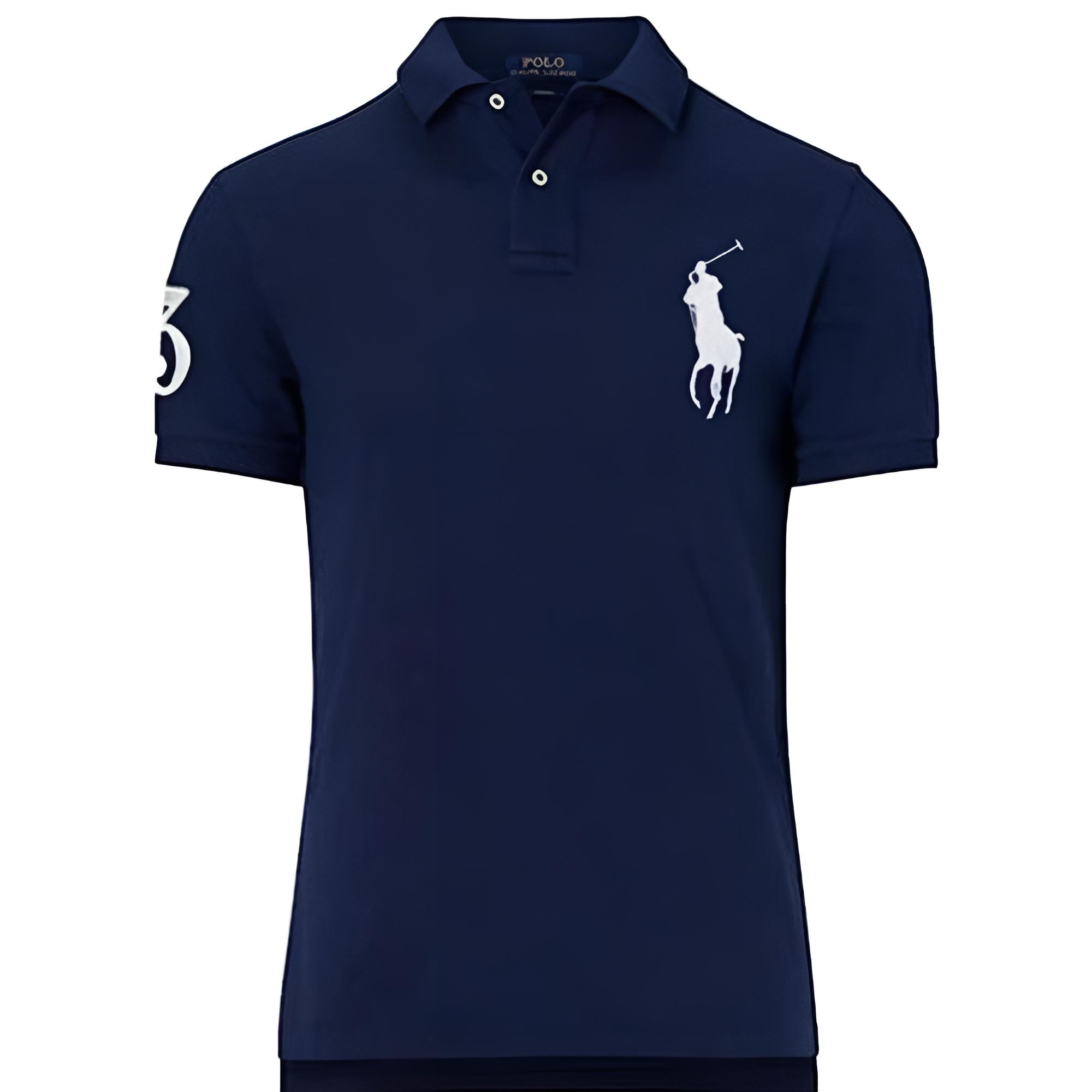 

Polo Ralph Lauren Мужская поло с коротким рукавом и вышивкой Navy, Синий, Polo Ralph Lauren Мужская поло с коротким рукавом и вышивкой Navy