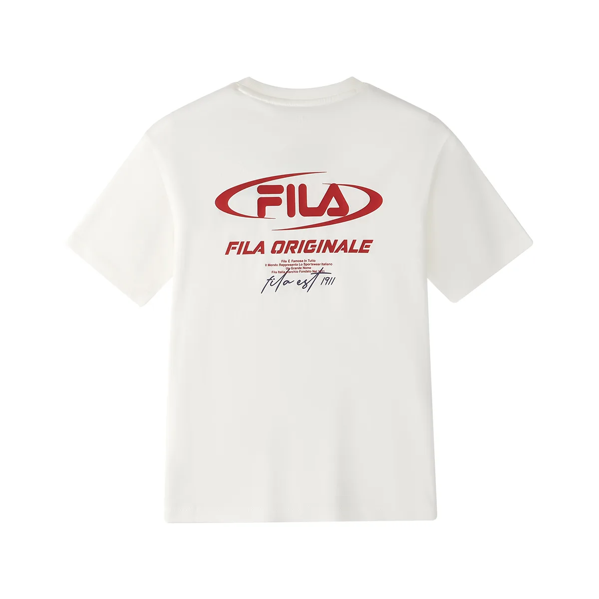 FILA KIDS Детская футболка с коротким рукавом Cloud White — фото 3