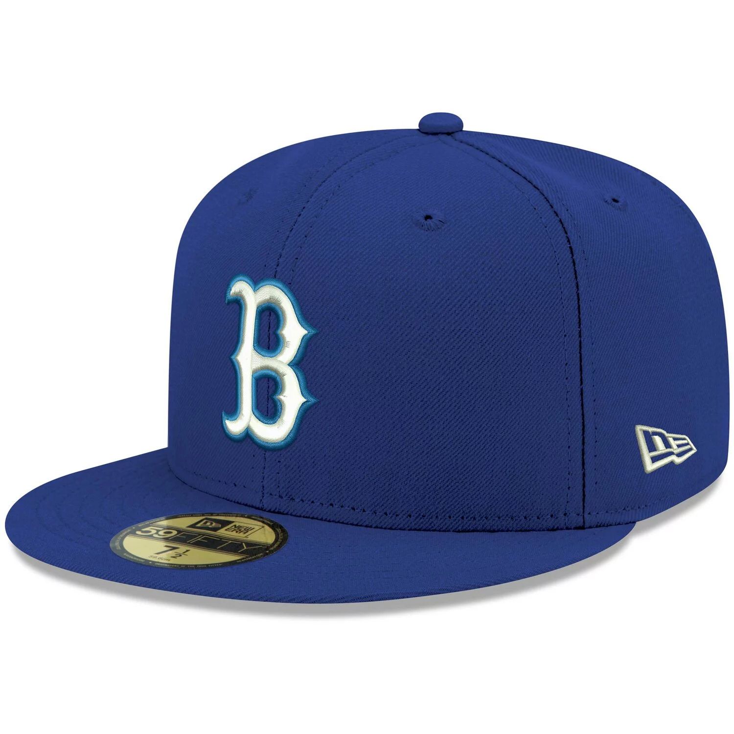 

Мужская приталенная шляпа с логотипом New Era Royal Boston Red Sox 59FIFTY