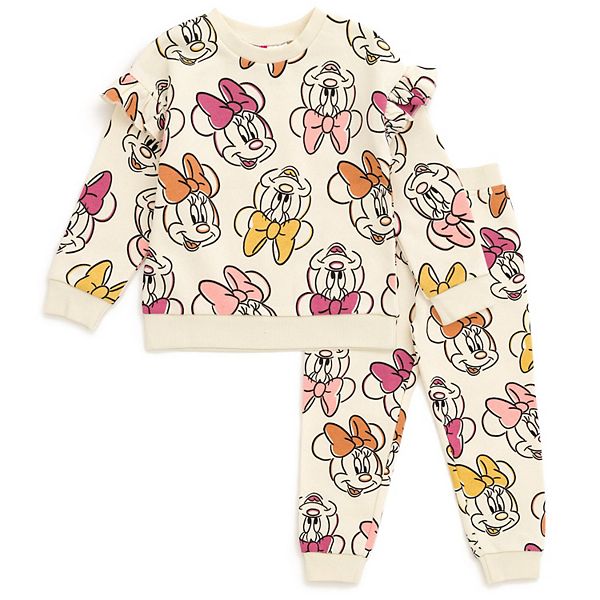 

Комплект из флисовой толстовки и брюк Disney Imagikids, White