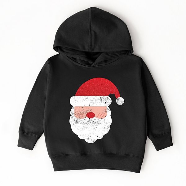

Толстовка с капюшоном Santa face glitter для малышей The Juniper Shop, Black