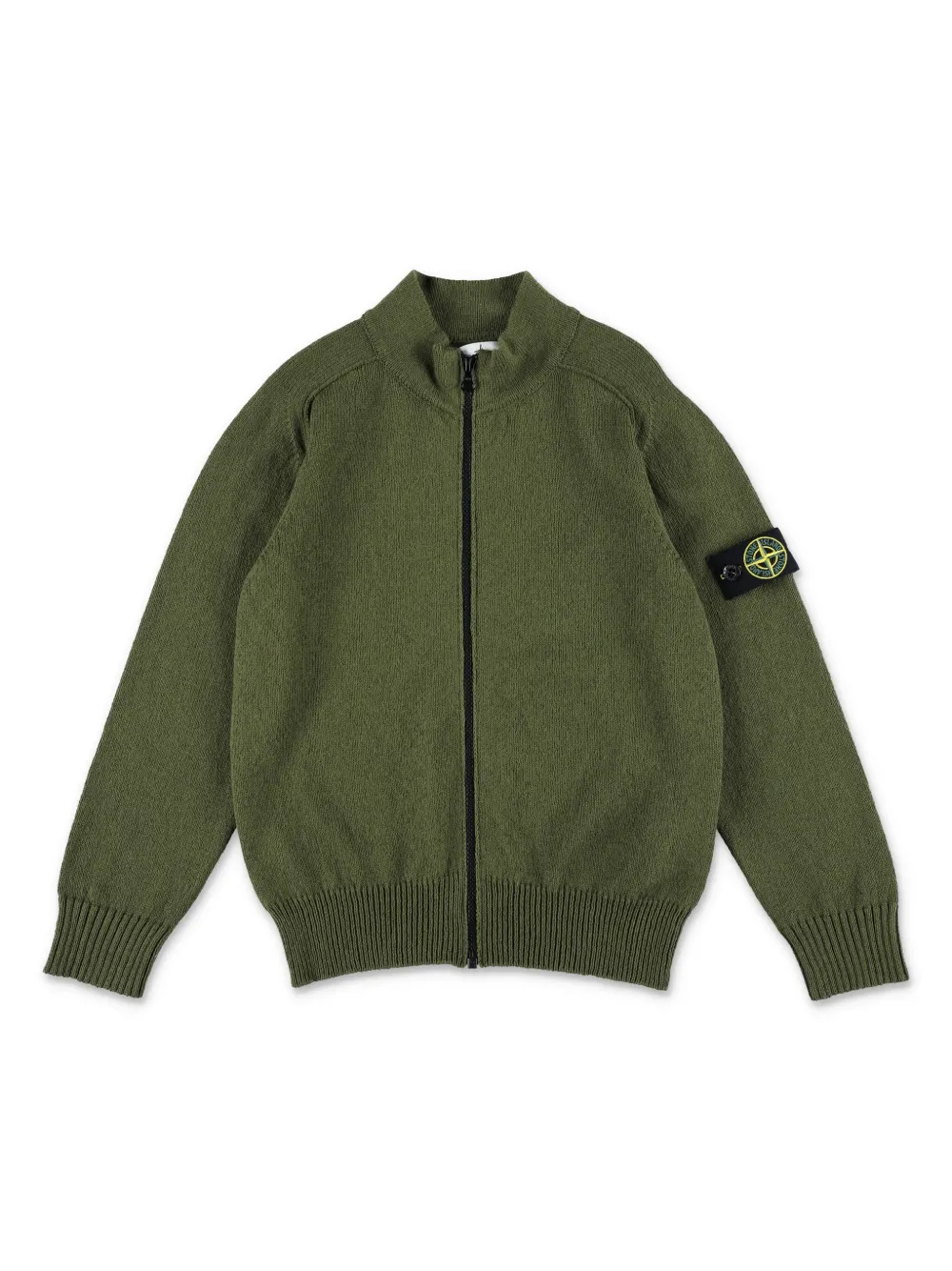 

Кардиган с логотипом Compass Stone Island Junior, зеленый