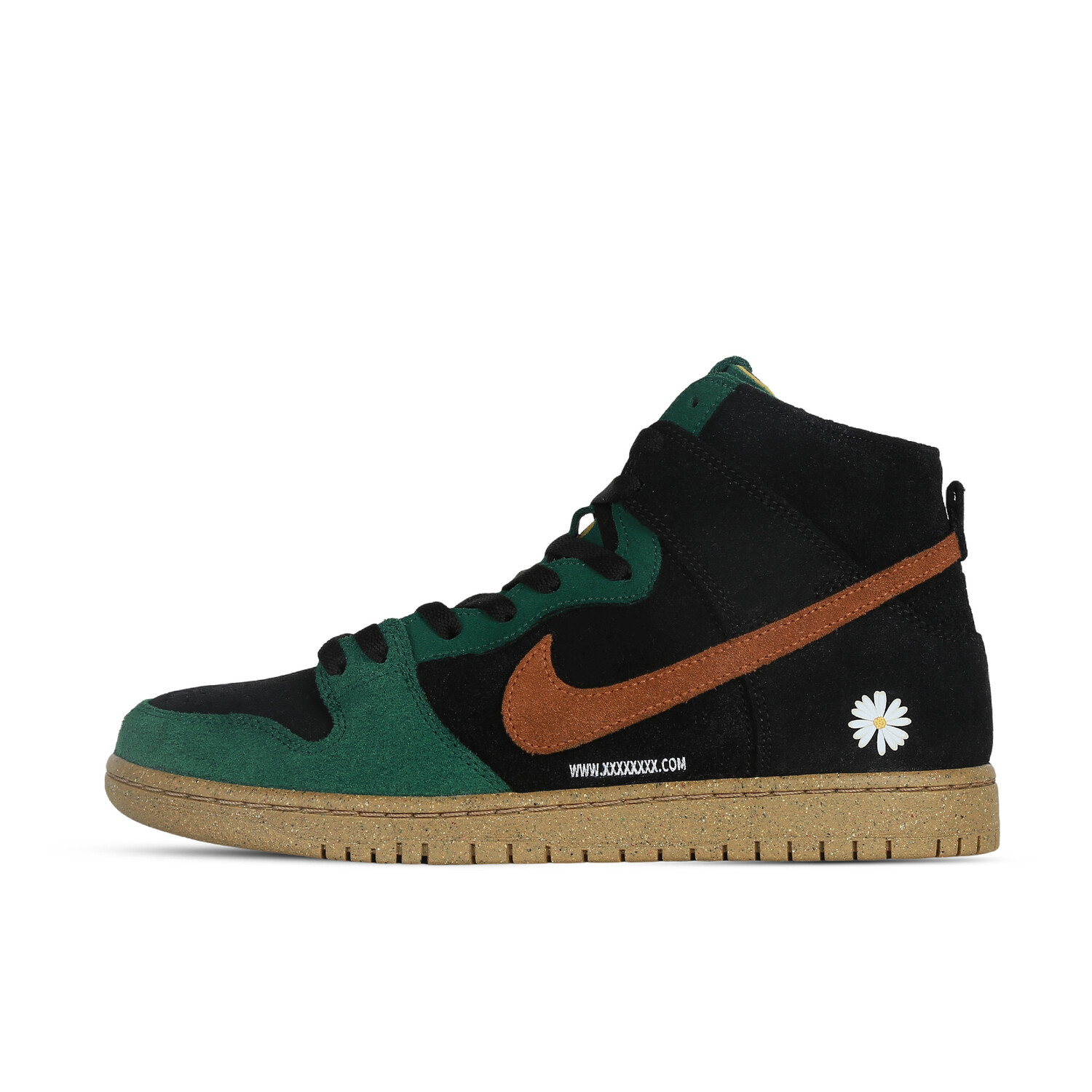 

Кроссовки Nike Dunk SB Skateboard Shoes Unisex High-Top Black Green