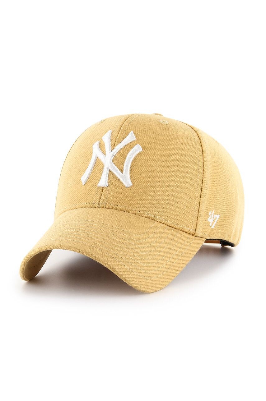 

Кепка MLB New York Yankees 47 brand, бежевый